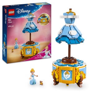 LEGO Disney Princess 43266 Rochia Cenusaresei cu Suport si Figurine