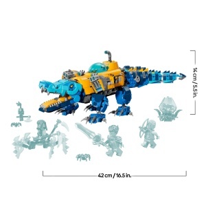 LEGO DREAMZzz 71512 Set 2-in-1 Krokodil U-Boot Transformabil 1107 Piese - Img 9