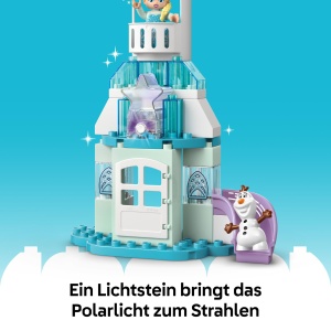 LEGO DUPLO Frozen 10455 Castelul de Gheata al Elsei si Annei Set cu Lumini si Figurine - Img 5