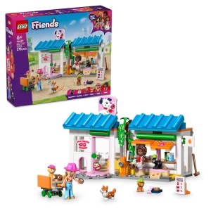 LEGO Friends Hundekuchenbackerei 42677 Set de Joaca cu Mini Papusi si Catei