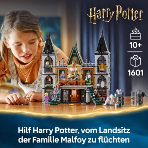 LEGO Harry Potter 76453 Conacul Familiei Malfoy Set de Constructie cu 9 Minifigurine - Img 2