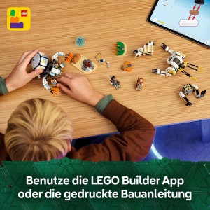 LEGO Horizon Adventures 77037 Set Aloy si Varl vs Panzerwanderer si Sagezahn 768 Piese - Img 7
