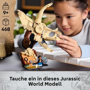 LEGO Jurassic World Fosile de dinozauri Model de craniu Triceratops jucarie de dinozaur pentru baieti si fete de 9 ani si peste cadou pentru copii si  - Img 2
