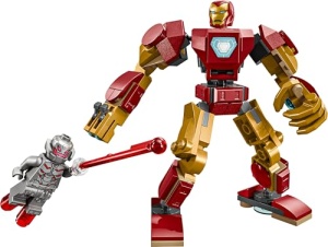 LEGO Marvel Iron Man Mech vs Ultron 76307 Figurine Articulate 101 Piese - Img 11