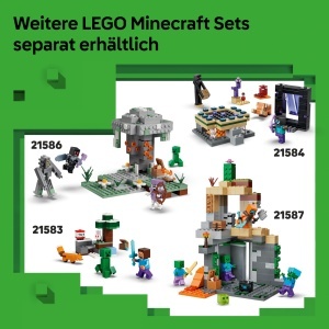 LEGO Minecraft Huhnerfarm 21585 Set de Constructie cu Figurine si Functii Interactive - Img 7