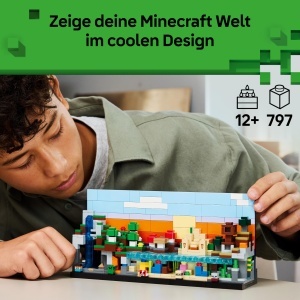 LEGO Minecraft Mini-Biome 21589 Set Creativ cu 5 Biome si 5 Microfiguri - Img 2
