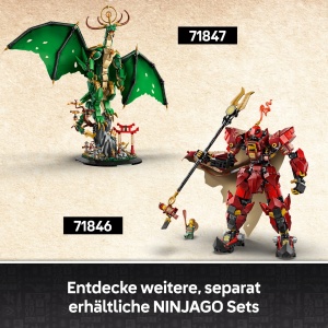 LEGO NINJAGO 71847 Dragonul Pazitor Set Constructie cu Minifigurina Meister Wu - Img 8