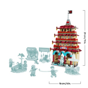 LEGO ONE PIECE 75638 Showdown Arlong Park Set Interactiv cu 5 Minifigurine si Pagoda - Img 7