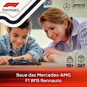 LEGO Speed Champions Mercedes-AMG F1 W15 77244 Model Formula 1 cu Minifigura - Img 2