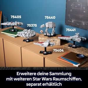 LEGO Star Wars 75440 AT-AT Diorama cu Snowspeeder si Stand Set de Constructie pentru Adulti - Img 7