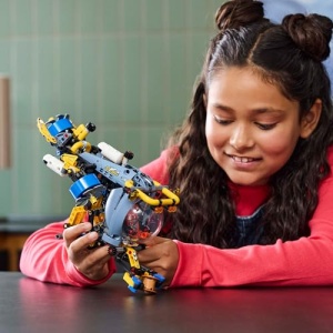 LEGO Technic 42201 Submarin Explorator Adancime 413 Piese Propulsoare Rotative si Greifarm - Img 8