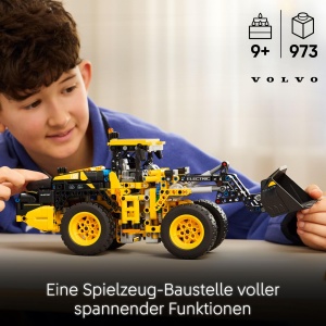Lego Technic Volvo L120 Incarcator Electric cu Directie Articulata - 973 Piese - Img 2