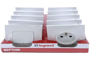 Legrand LEG200251-2 Intrerupatoare si Priza Multipla Alb 3680 W 230 V