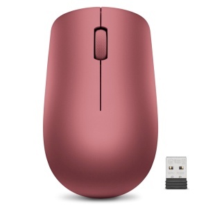 Lenovo 530 Mouse Wireless Design Ambidextru Culoare Rosu