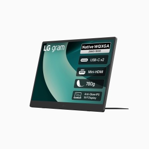 LG gram +View 17MT70, 17 Zoll Monitor portabil, 16:10, WQXGA 2.560x1.600, DCI-P3 99%, 350 cd/m2 Helligkeit, USB Typ-C - Img 1