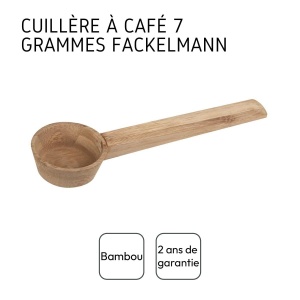 Lingura de dozare cafea Fackelmann din bambus 17 cm maro pentru portii precise - Img 4