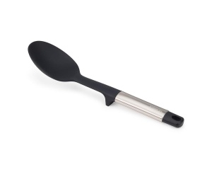 Lingura de gatit Joseph Joseph Elevate, silicon BPA-free, rezistenta la caldura, maner din inox