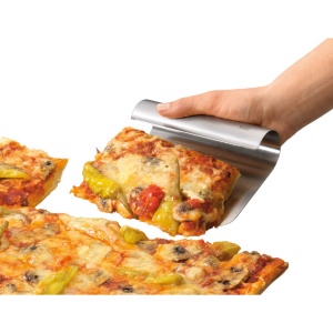 Lingura de legume Silit Cut'n Serve 11 x 15 cm, ustensile de bucatarie din otel inoxidabil mat, ajutor de bucatarie, racleta de aluat pentru bucatarie, poate fi spalat in masina de spalat vase - Img 4