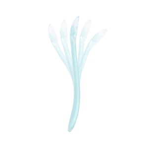 Lingura din silicon Babymoov, moale, ergonomica, culoare albastra - Img 2