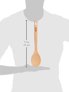 Lingura rotunda din lemn IBILI 30 cm material rezistent - Img 2