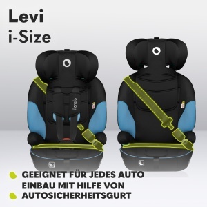 Lionelo Levi i-Size Scaun Auto Copii 76-150 cm Siguranta R129 Ajustare Tetiera si Spatar - Img 3