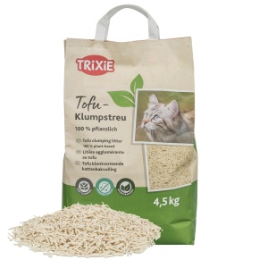 Litiu pentru pisici TRIXIE Tofu, 4,5 kg, control miros, compostabil