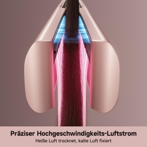 Luftglatter DREAME Aero Straight Pro 2-in-1, 110.000RPM, Roz Auriu - Img 3