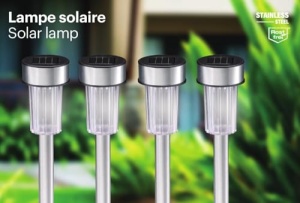 Lumini solare de gradina Grundig - Lumini solare 4 bucati - Lampi de gradina pentru exterior - Lampi solare cu lumina alba - 6-8 ore de viata a bateri - Img 3