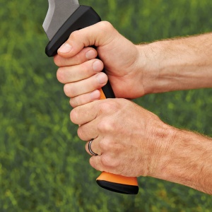 Macheta topor Fiskars 1051236, lama 46 cm, maner ergonomic SoftGrip, negruorange - Img 9