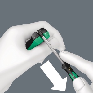 Magnetizator si Demagnetizator WERA 05033404001, 68 x 34 mm, Negru-Verde - Img 3