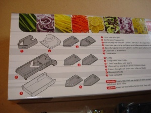 Mandolina IBILI EasyCook ArgintiuNegru Otel Inoxidabil Fabricata in Spania - Img 4