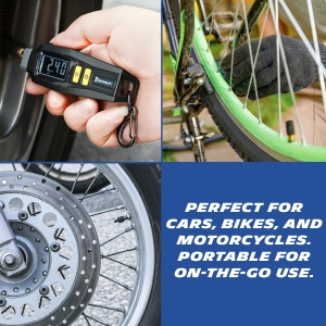 Manometru digital presiune anvelope Michelin 9525, LCD, 0.05-7 bar, cu baterii incluse - Img 7