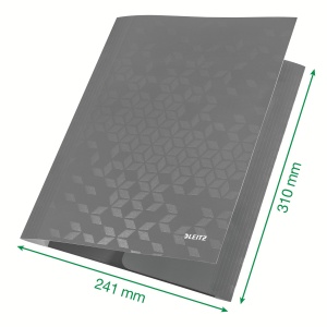 Mape Documente Leitz WOW, 6 bucati, pentru 150 A4, elastice, multicolore - Img 4