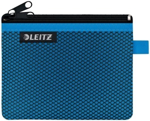 Mappita Leitz WOW 40110036, Nylon, 2 Faiere, 14x10.5 cm, Albastru