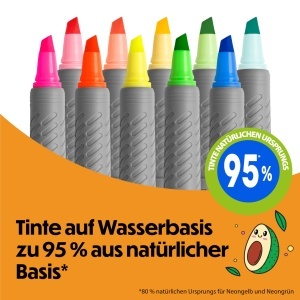 Marker neon BIC Highlighter Grip Decor, 10 culori, cu grip din cauciuc - Img 5