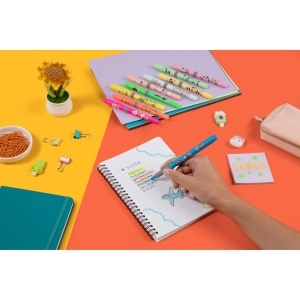 Marker neon BIC Highlighter Grip Decor, 10 culori, cu grip din cauciuc - Img 13