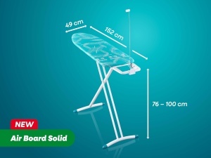 Masa de calcat Leifheit Air Board M Solid, 120 x 38 cm, usor si ajustabil - Img 6
