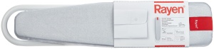 Masa de calcat pentru maneci Rayen, aluminiu, pliabila, alb mat, 52 x 11 cm - Img 3