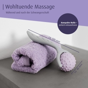 Masaj Roller Reer pentru Sarcina, Ergonomic, Culoare Lila - Img 6