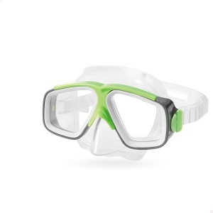 Masca de snorkeling Intex 55975, latexfree, multicolora, pentru copii de la 8 ani - Img 2