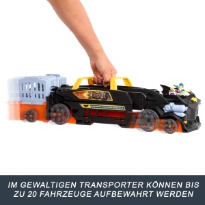 Masina de curse Hot Wheels RacerVerse Bat-Truck, 3 piste, 2 masini incluse - Img 3