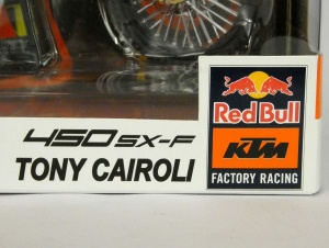 Masina de curse New Ray NR58123 110 Red Bull KTM 450 SX-F Cairoli, 21 cm - Img 8
