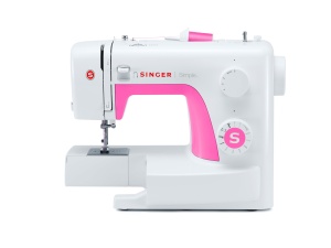 Masina de cusut Singer Simple 3210, alba-roz, pentru incepatori - Img 3