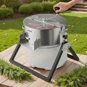 Masina de Erat VEVOR V-BT-ZD-16-EU, 2-in-1 Manuala Electrica, 370 mm, Inox - Img 8