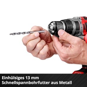 Masina de gaurit Einhell TP-CD 1870 Li-i BL 18V Brushless 70Nm cu functie de percutie - Img 10