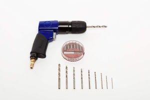 Masina de gaurit pneumatica Michelin - 10 burghie, 6 biti, 170 lmin, 6 bar