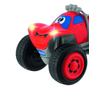 Masina de jucarie Chicco Billy Bigwheels, RC cu telecomanda intuitiva, rosu - Img 2