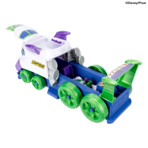 Masina de jucarie Hot Wheels Disney Pixar Buzz Lightyear cu transportor, 164 - Img 6