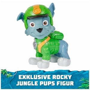 Masina de jucarie PAW PATROL Jungle Pups cu Rocky, transformabila, pentru copii de la 3 ani - Img 6