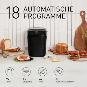 Masina de paine Panasonic SD-PN100KXE 18 programe automate optiuni fara gluten design compact - Img 6